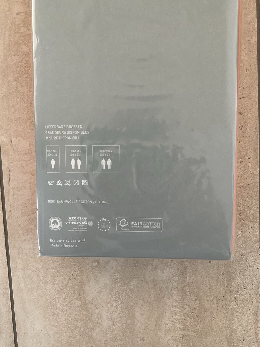 Bettwäsche: Fixleintuch 180-200 x 200x22cm – Neu und originalverpackt aus Bülach von Berimbau0 1