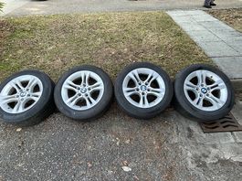 Jantes alu pour bmw E91 pneus été bonne état