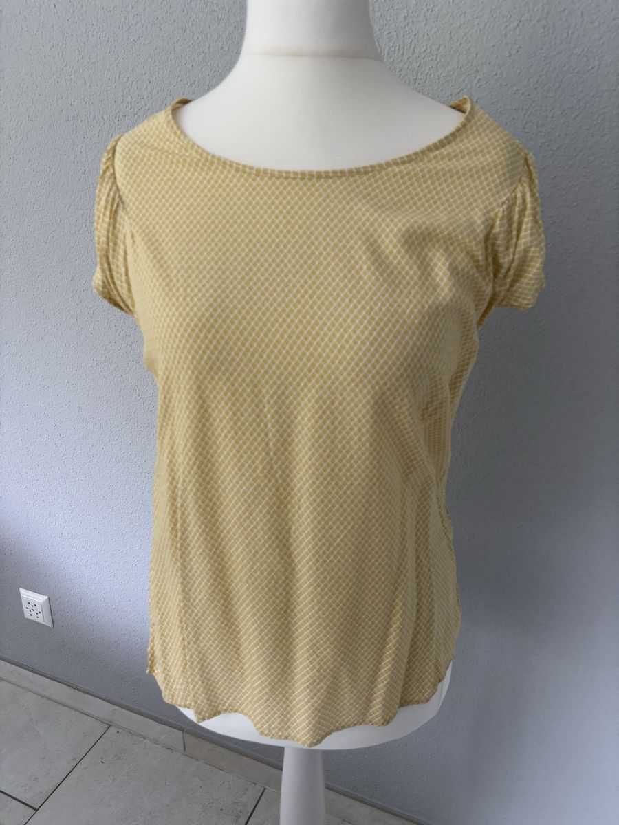 Opus Top: Opus Shirt, Grösse 40, gelbes Muster – Usato da Rothenburg venduto da Momo1302