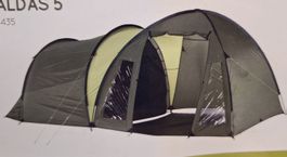 Zelt Baltas 5 Campingzelt dunkelgrau Grösse 5 Personen