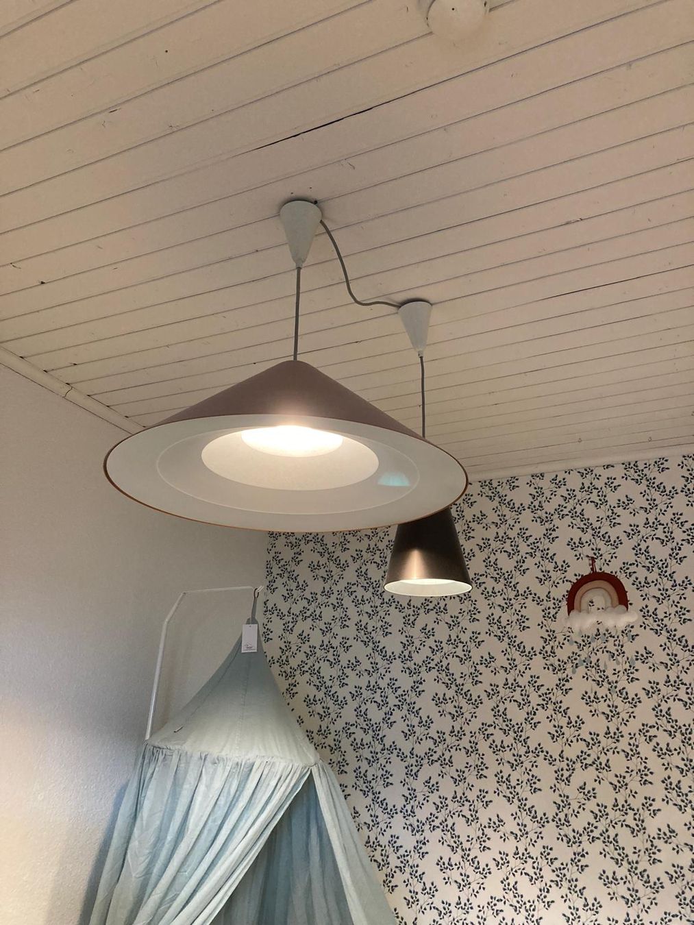 Pfister Kronleuchter & Deckenlampen: Deckenlampe in Bronze und Antrazyt – Gebraucht aus Luzern von Mgugli