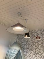 Deckenlampe in Bronze und Antrazyt