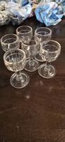 Antike Sherry Glaeser, 6 Stueck, Vintage, Top Zustand