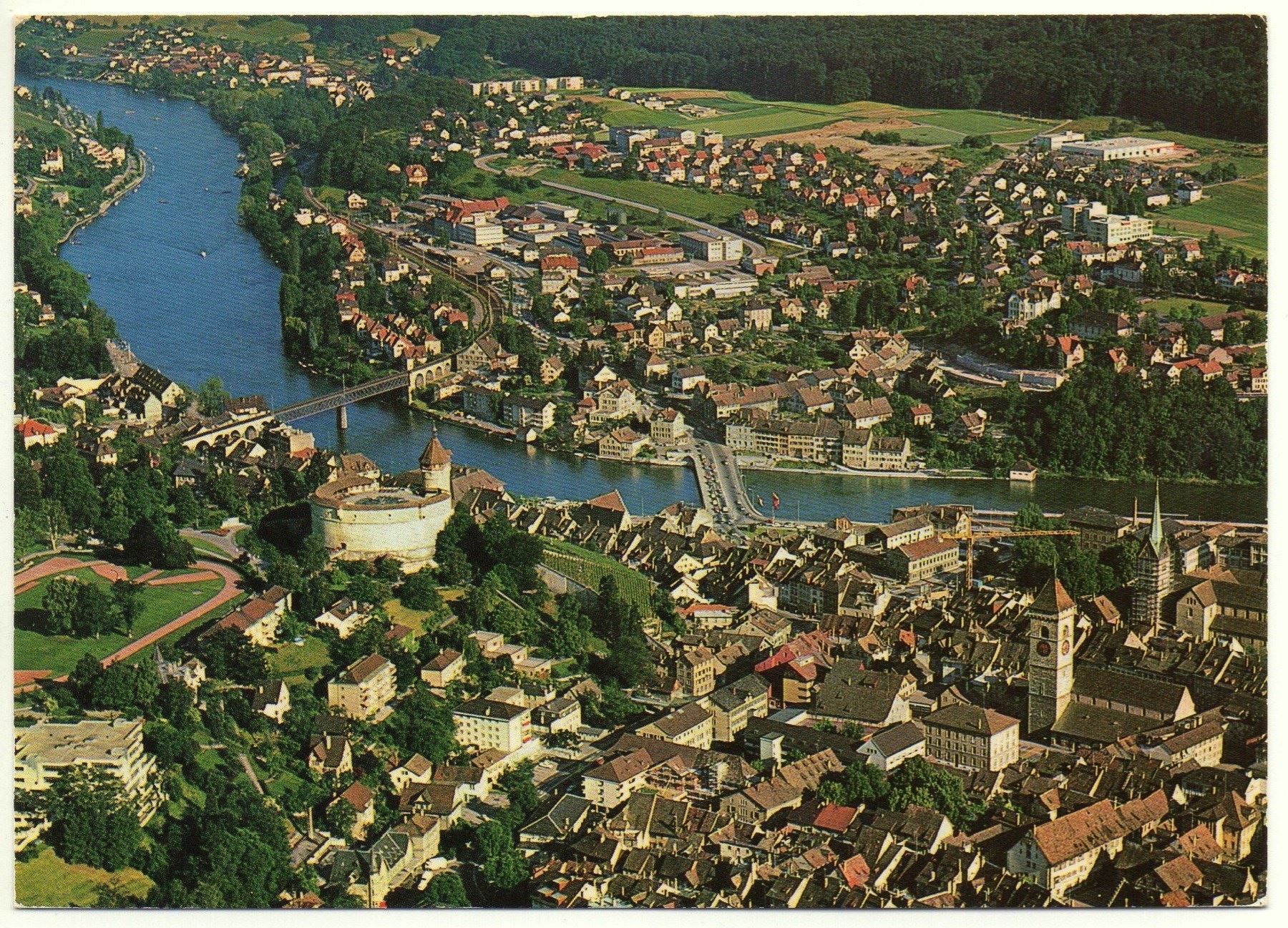 Ansichtskarten: SCHAFFHAUSEN Flugaufnahme – Neu (gemäss Beschreibung) aus Jona von philajona