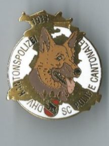 Placchette & Badge: KANTONSPOLIZEI Bern DHV Hundeführer , Pin – Usato da Zürich venduto da t24_de