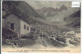 Pavillon et Glacier de Trient, Ponte des Ecandies et Pointe