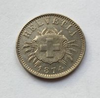 1874 5 Rappen -unz