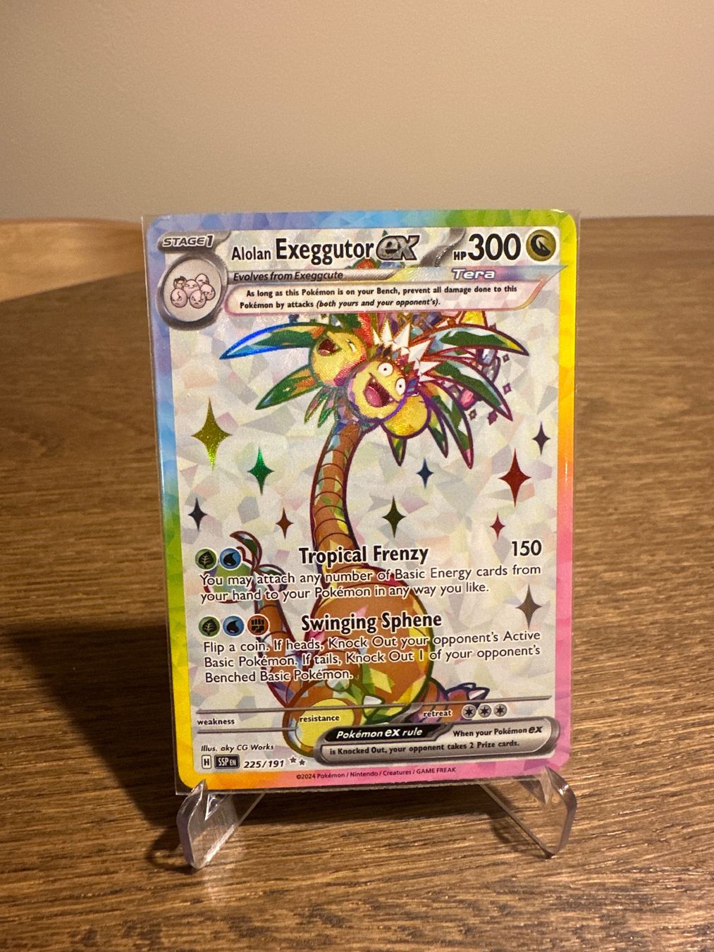 Pokémon Cartes à collectionner: Alolan Exeggutor EX 225 Surging Sparks – D'occasion à Forch par PokeZurich