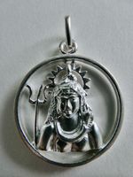 Shiva Silber-Amulett
