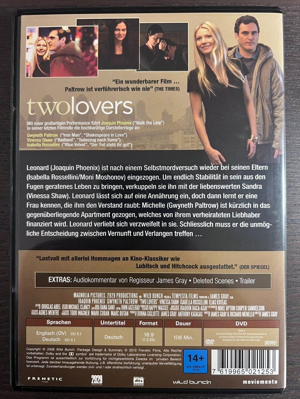 Alle DVDs: Two Lovers – Gebraucht aus Zürich von FilmFreunde 1