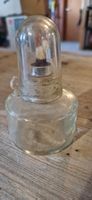 Petroleumlampe aus Glas für Dekoration gebrauchter Zustand