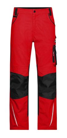 James&Nicholson Arbeits- Bundhose, rot/schwarz, JN832, 52
