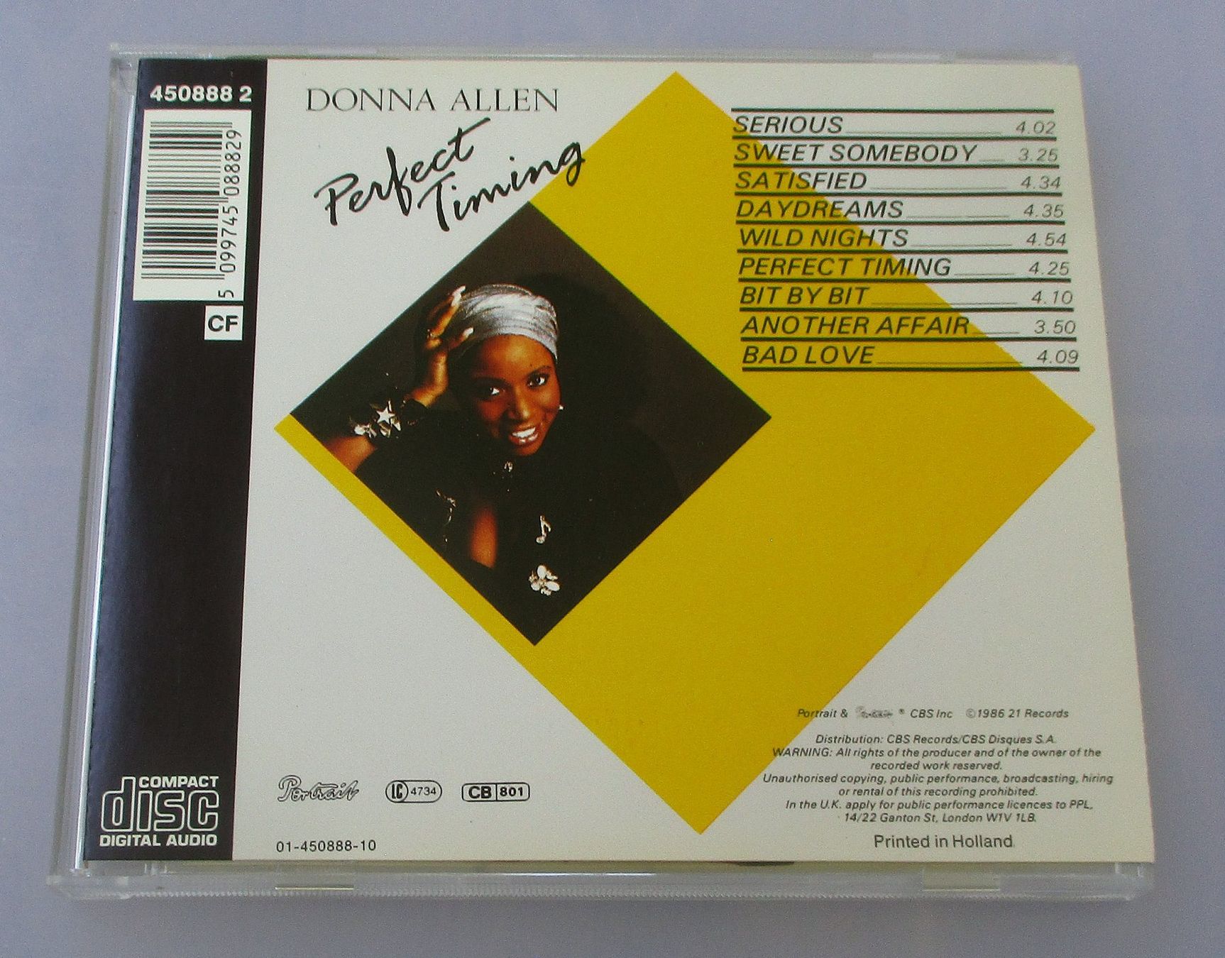 CD: DONNA ALLEN - Perfect Timing – Usato da Wattwil venduto da Muriel11 1