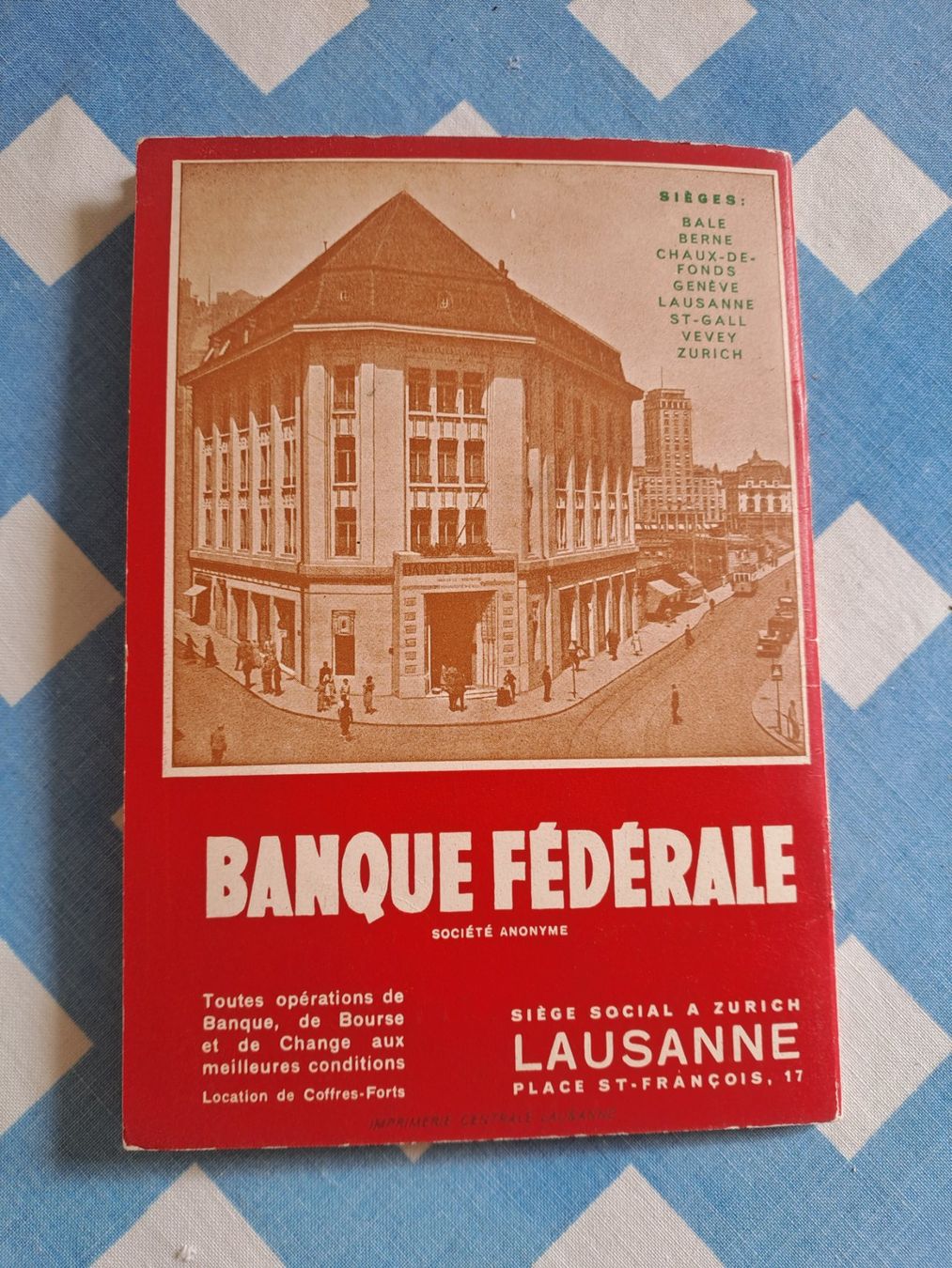 SBB/CFF/FFS Documenti: HORAIRE CFF 1939 LA PALETTE – Usato da LAUSANNE venduto da KWEW 3