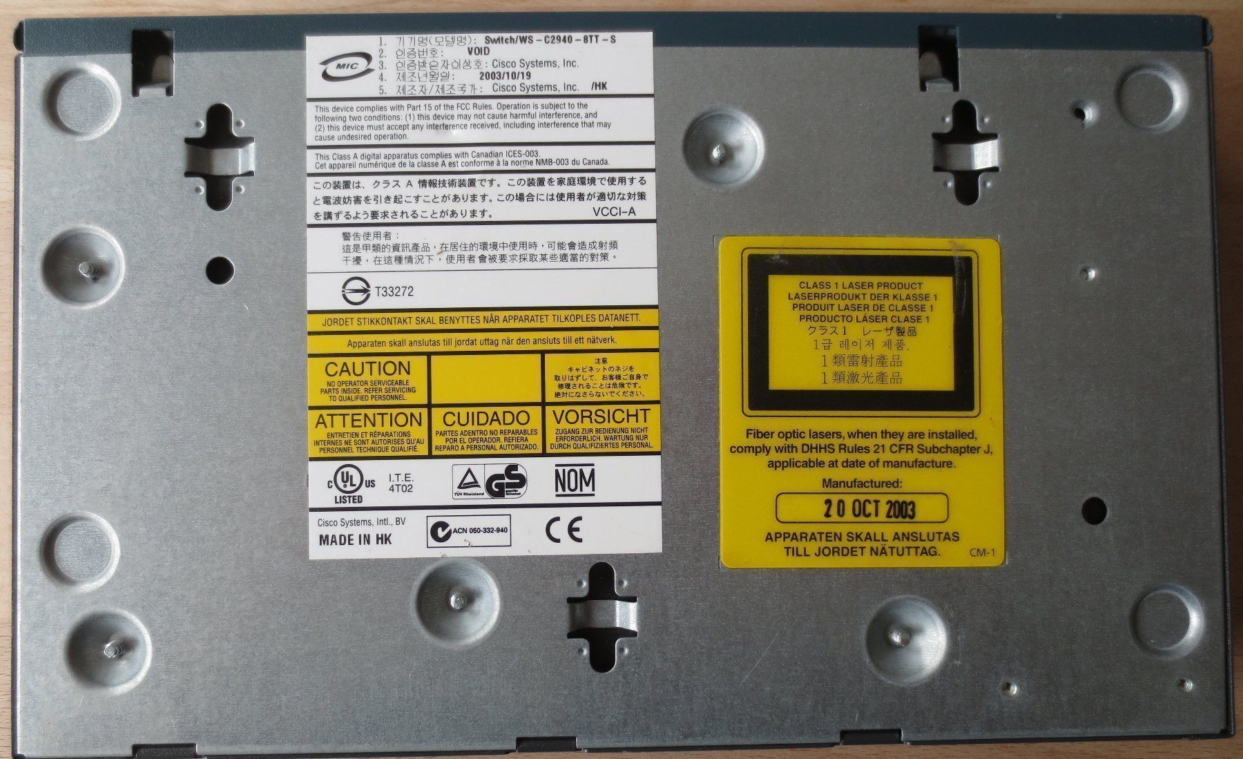Cisco Hub & Switch: Cisco Catalyst 2940 Switch/WS C2940 – Usato da SCHAAN venduto da myware 2
