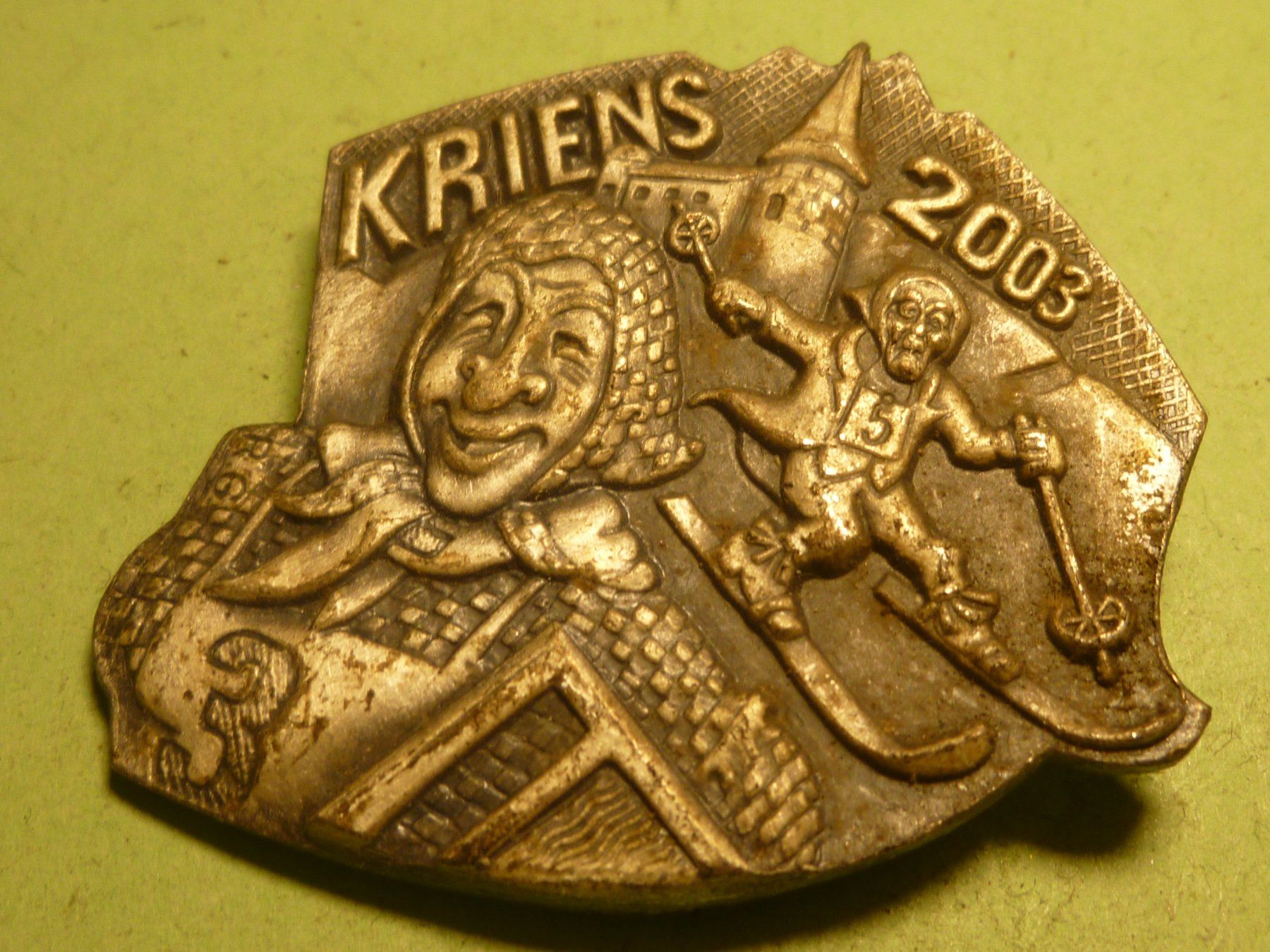 Placchette & Badge: KRIENS 2003 SILBER – Usato da Ried (Muotathal) venduto da Mandarin02