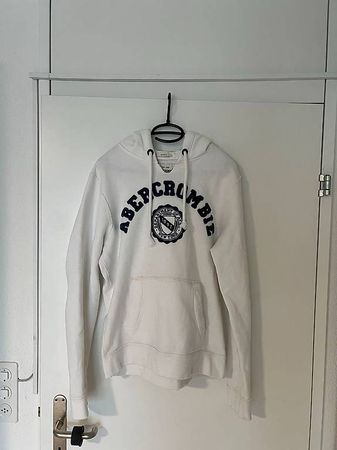 Abercrombie Pullover Muscle Fit Weiss S Herren