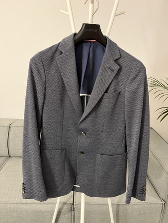 Tommy Hilfiger Herren Blazer - blau gemustert - Grösse 48