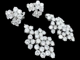 Brillanten 20ct (F-H) Ohrhänger 18k WG Länge 5.5cm *S2190