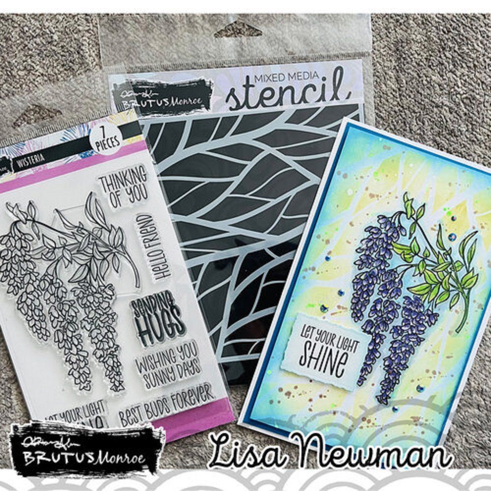 Timbri: Brutus Monroe Clear Stamp ** Wisteria ** – Nuovo e nell'imballaggio originale da Rubigen venduto da rofi100 3