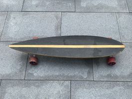 Longboard USA Design Holz und Skateboard Kunststoff