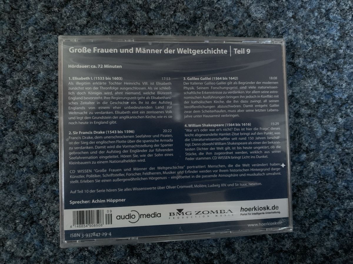 Audiolibri: 3 Hörbücher "Weltgeschichte" CD Wissen – Nuovo (secondo la descrizione) da Au ZH venduto da Delphin18 2