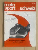 Moto Sport Schweiz 11/75 – Rarität für Oldtimer Fans.