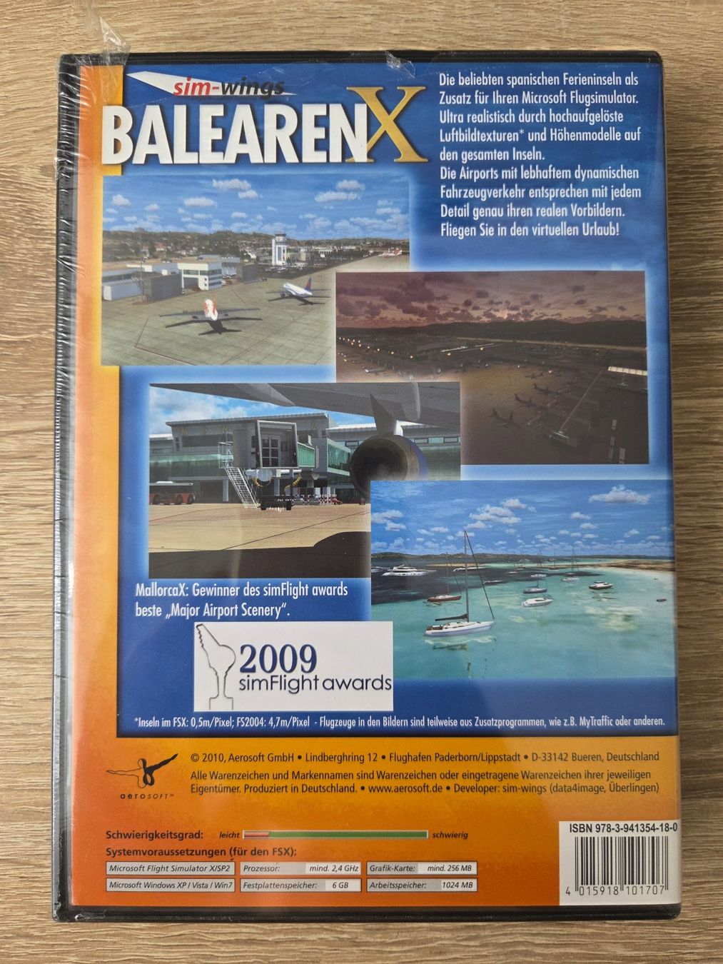 Giochi: Balearen X For Flight Simulator X & 2004 - RARE - PC - NEW – Nuovo e nell'imballaggio originale da Carouge GE venduto da Franllo 1