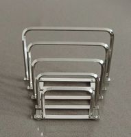 Vintage Toasthalter Toastbrot - Ständer "faltbar" Edelstahl