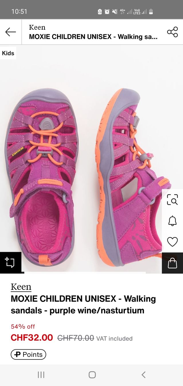 Keen Scarpe per ragazzi: Keen pink sandals – Usato da Sirnach venduto da eftix 3