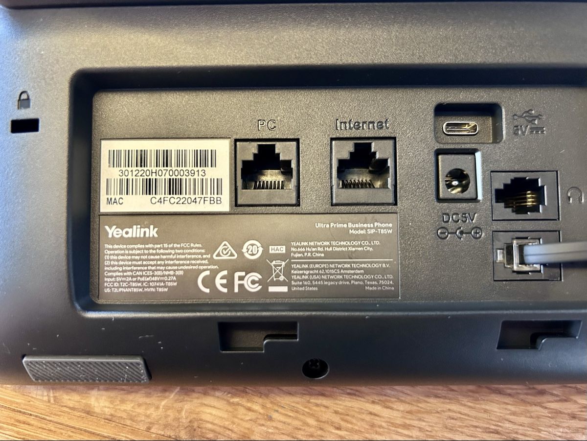 Yealink Telefone: Yealink SIP-T85W – Neu (gemäss Beschreibung) aus Ruswil von Liselotte65 1