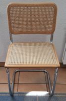 Schöner Freischwinger-Stuhl, Wienergeflecht
