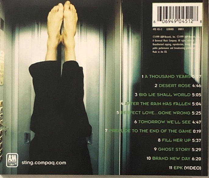 CD: Sting  - Brand new day – Usato da Grüningen venduto da azulverde 1