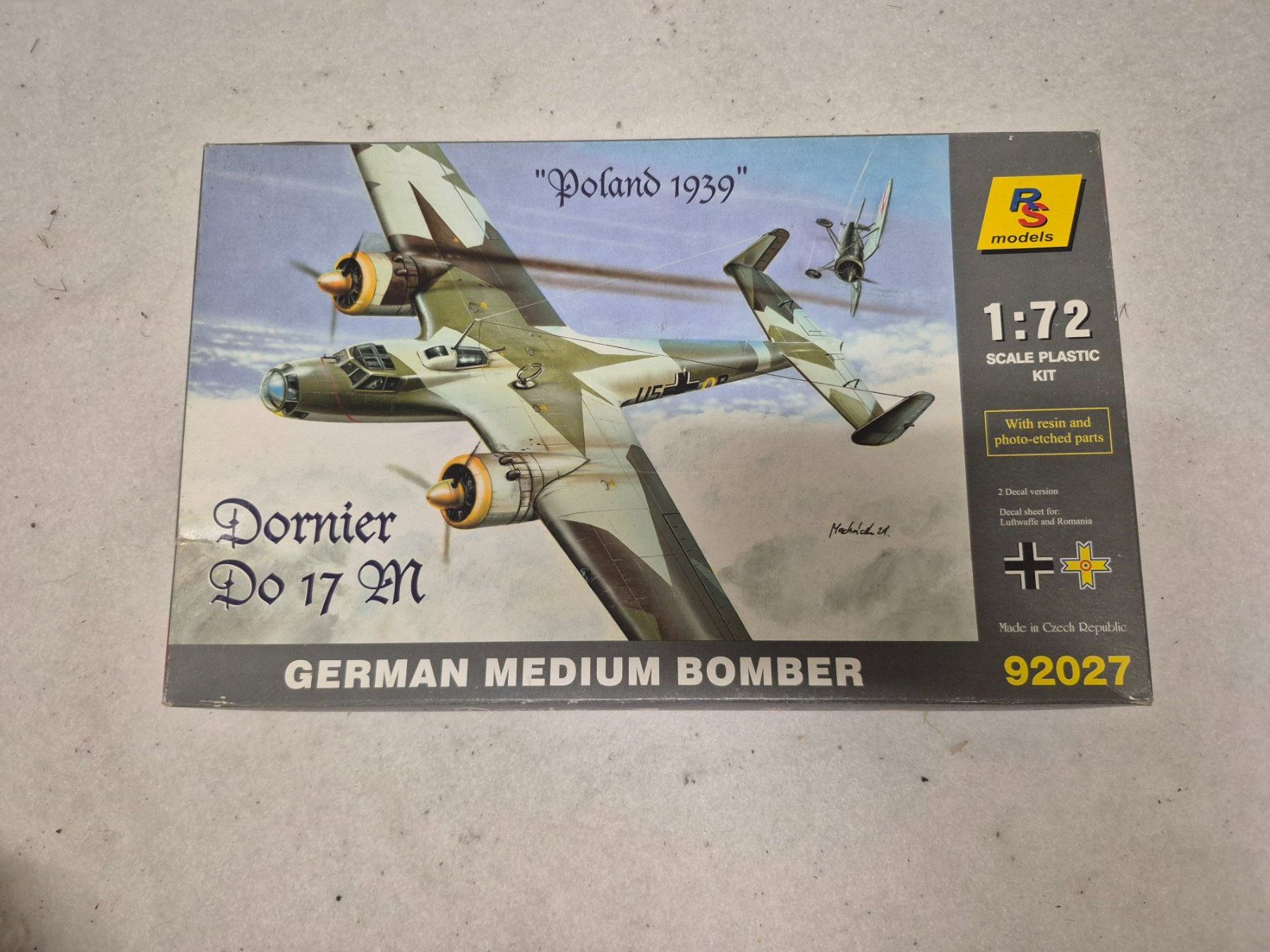 Kit di modellismo & Modellini statici: Modellbausatz Dornier Do 17 M 1:72 – Usato da Wald ZH venduto da recher67
