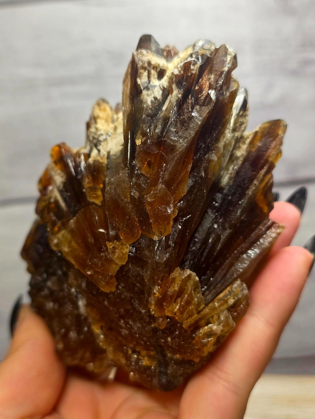 Minerali & Pietre curative: Bernstein Calcit Roh B 500g – Nuovo e nell'imballaggio originale da Matzingen venduto da Shay_Crystalz 1