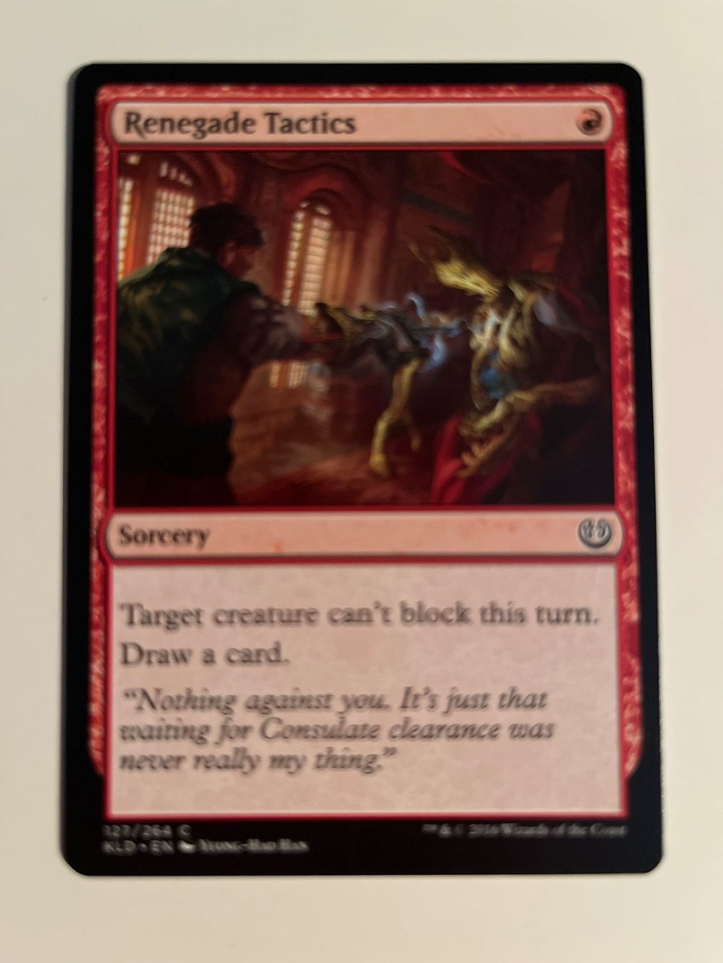 Magic The Gathering Carte collezionabili: 1 x Renegade Tactics - Magic: The Gathering - MtG – Usato da Kriens venduto da Shadi1980