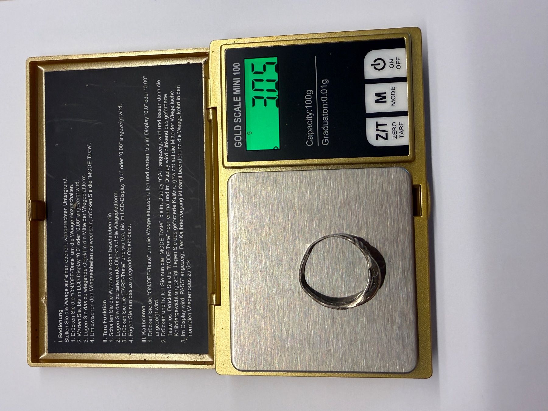 Anelli: Silber Ring Eule mit Steinen gut erhalten – Usato da Rorschach venduto da gan_hmp6 3