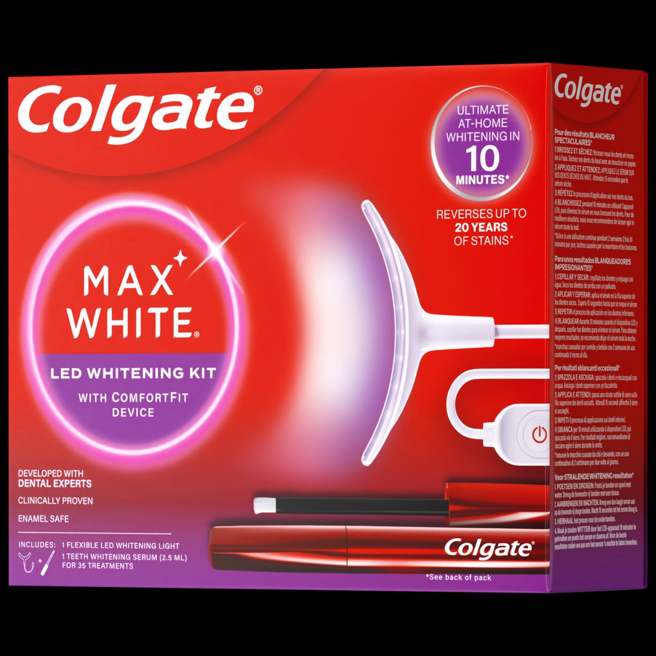 Cura dei denti: Colgate Max White - LED Whitening Kit – Nuovo e nell'imballaggio originale da Bellach venduto da Lafalla