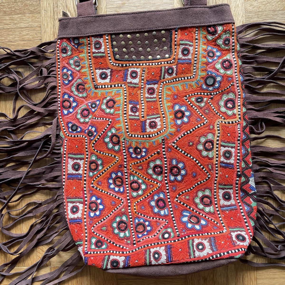 Borse: Boho-Wildledertasche mit Fransen handgefertigt – Nuovo (secondo la descrizione) da Bern venduto da dek_7bjd 2
