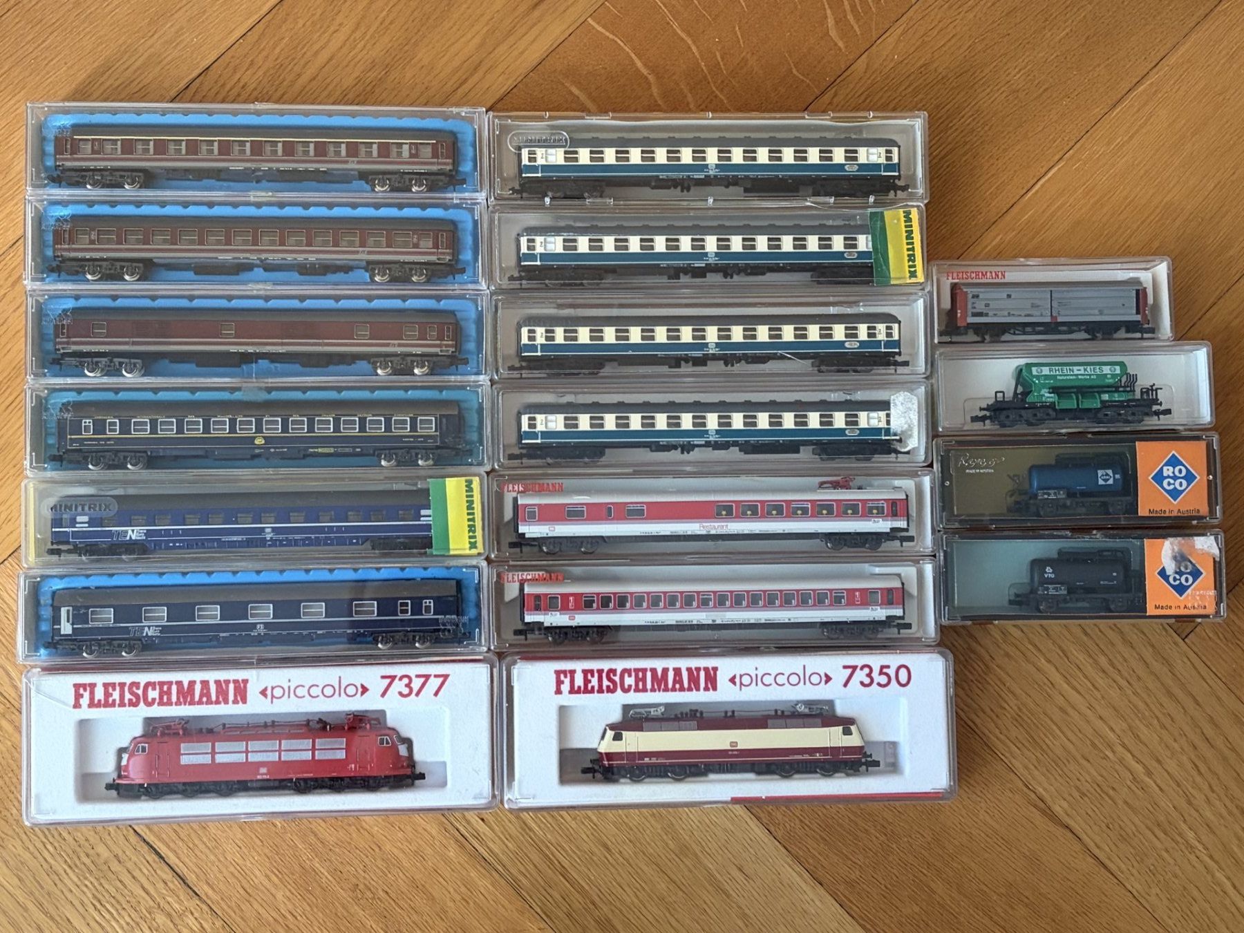 Fleischmann Modellini di ferrovie: Mini-train : DB + TEN + wagen : Spur N – Usato da Genève venduto da SwissLX23