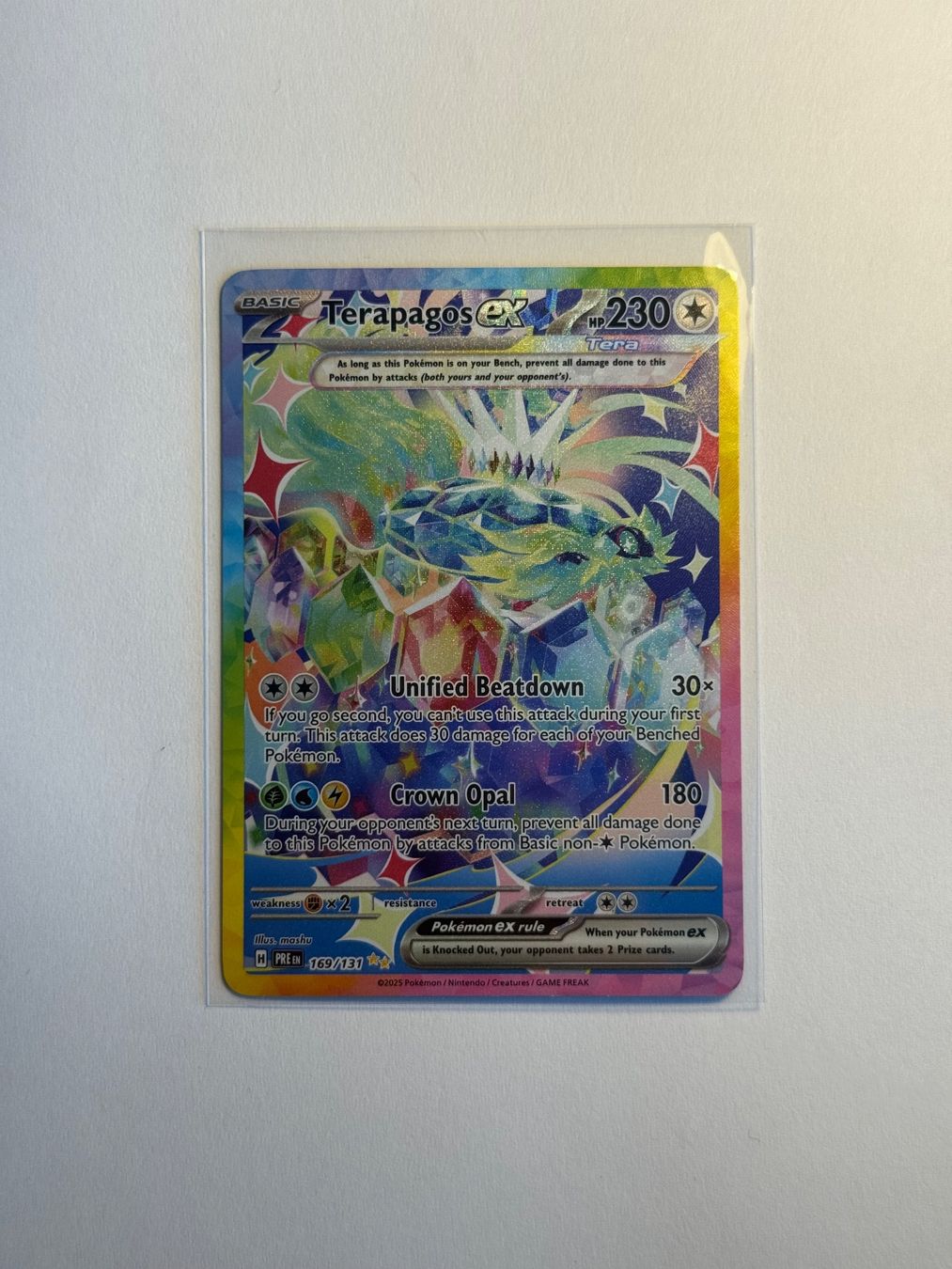 Pokémon Sammelbilder & Trading cards: Pokémon Terapagos ex 169/131 – Gebraucht aus Münsingen von mar_n5jw