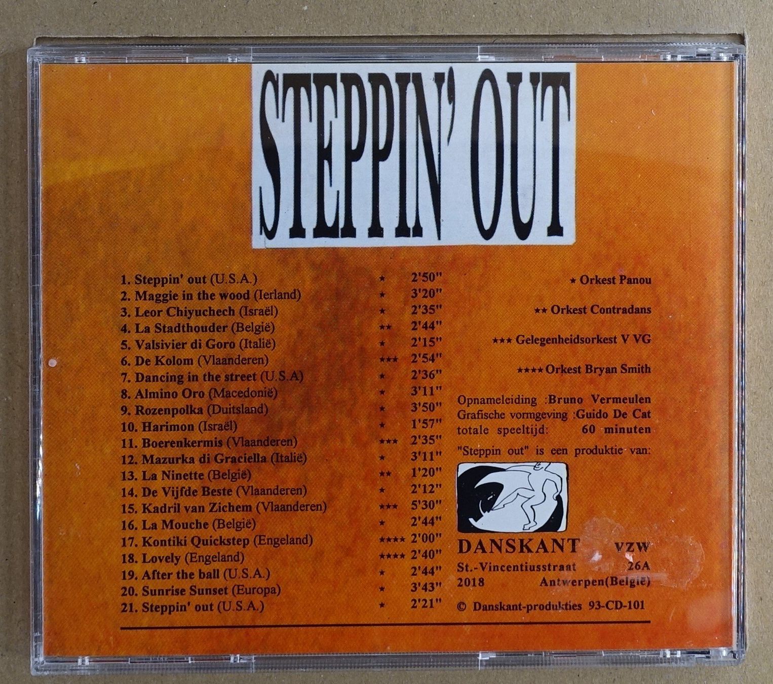 CD: Danskant - Steppin' out - F16 – Usato da Sessa venduto da fraenklishop 1