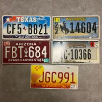 🇺🇸 U.S. 5x Autoschild, Wild West  