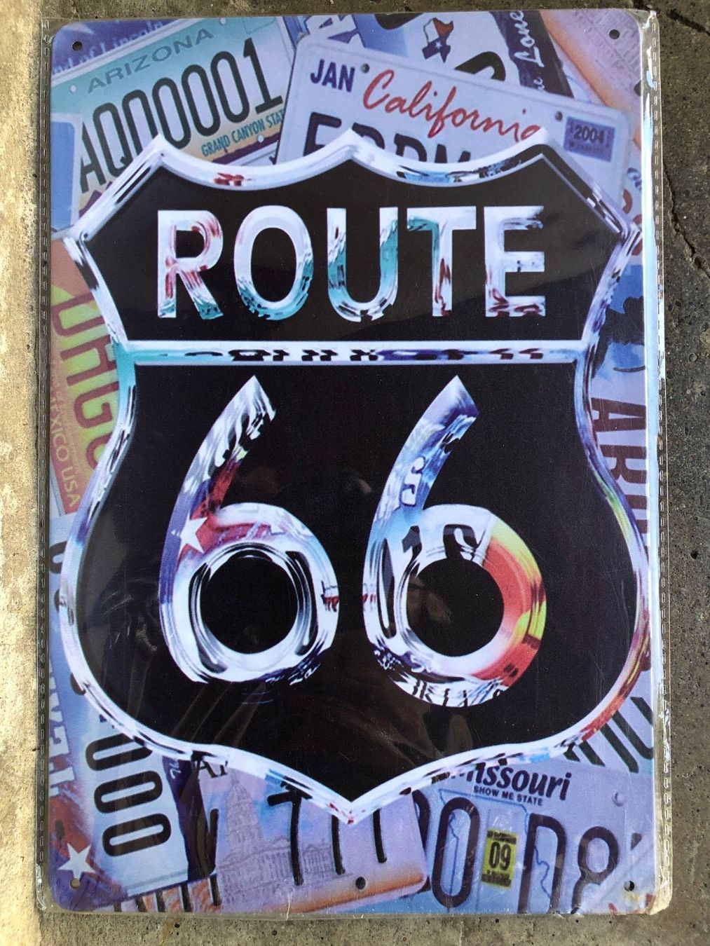 Insegne: Route 66 historic Strasse us usa – Nuovo (secondo la descrizione) da Reinach AG venduto da rares75