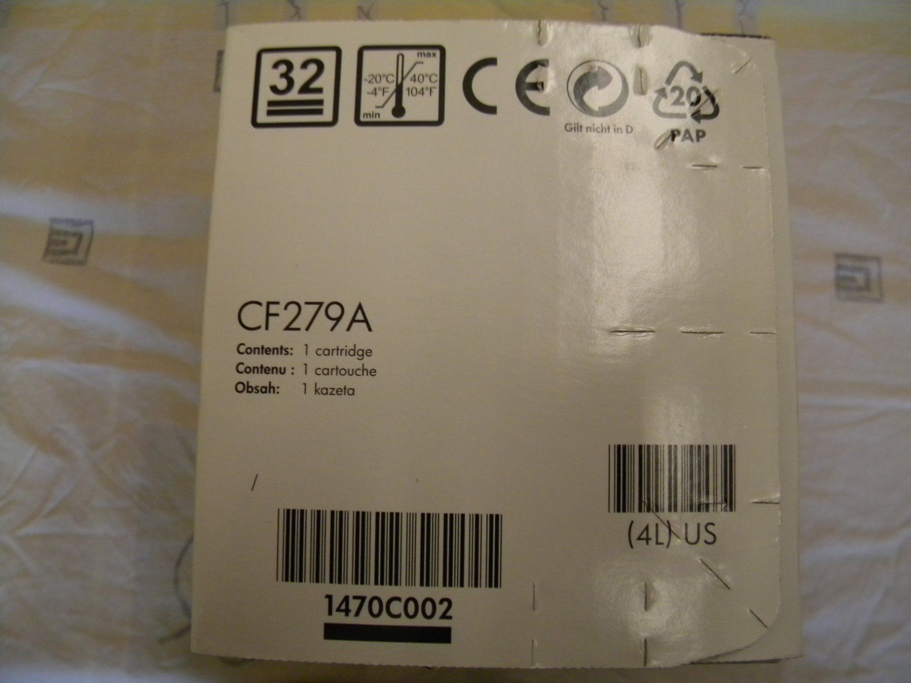 Hewlett Packard Cartucce per stampanti & toner: CF279A  79A – Nuovo e nell'imballaggio originale da Bühler venduto da Wini100 2