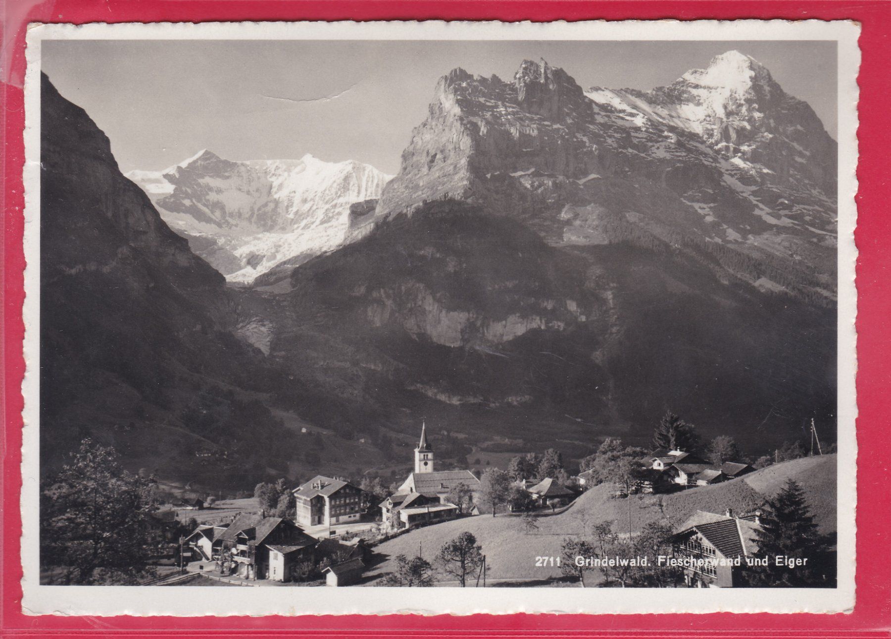Cartoline postali: GRINDELWALD, FIESCHERWAND UND EIGER – Usato da Oberrieden venduto da Gebirgsstelze
