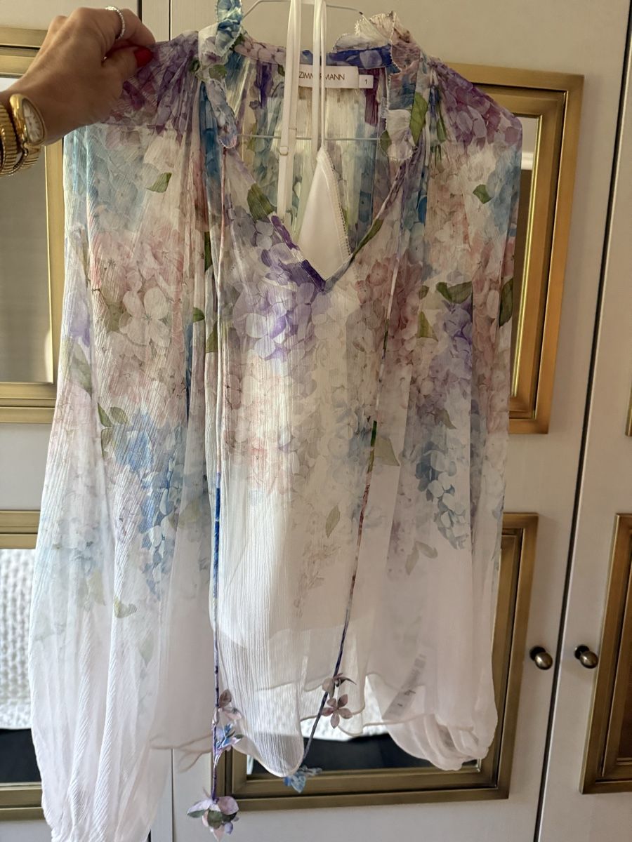 Zimmermann Camicette: Zimmermann Bluse Seide  – Nuovo (secondo la descrizione) da Wädenswil venduto da Cocomagi 4