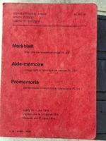 Merkblatt infanterie Anhänger 70, von 1974, sehr schön
