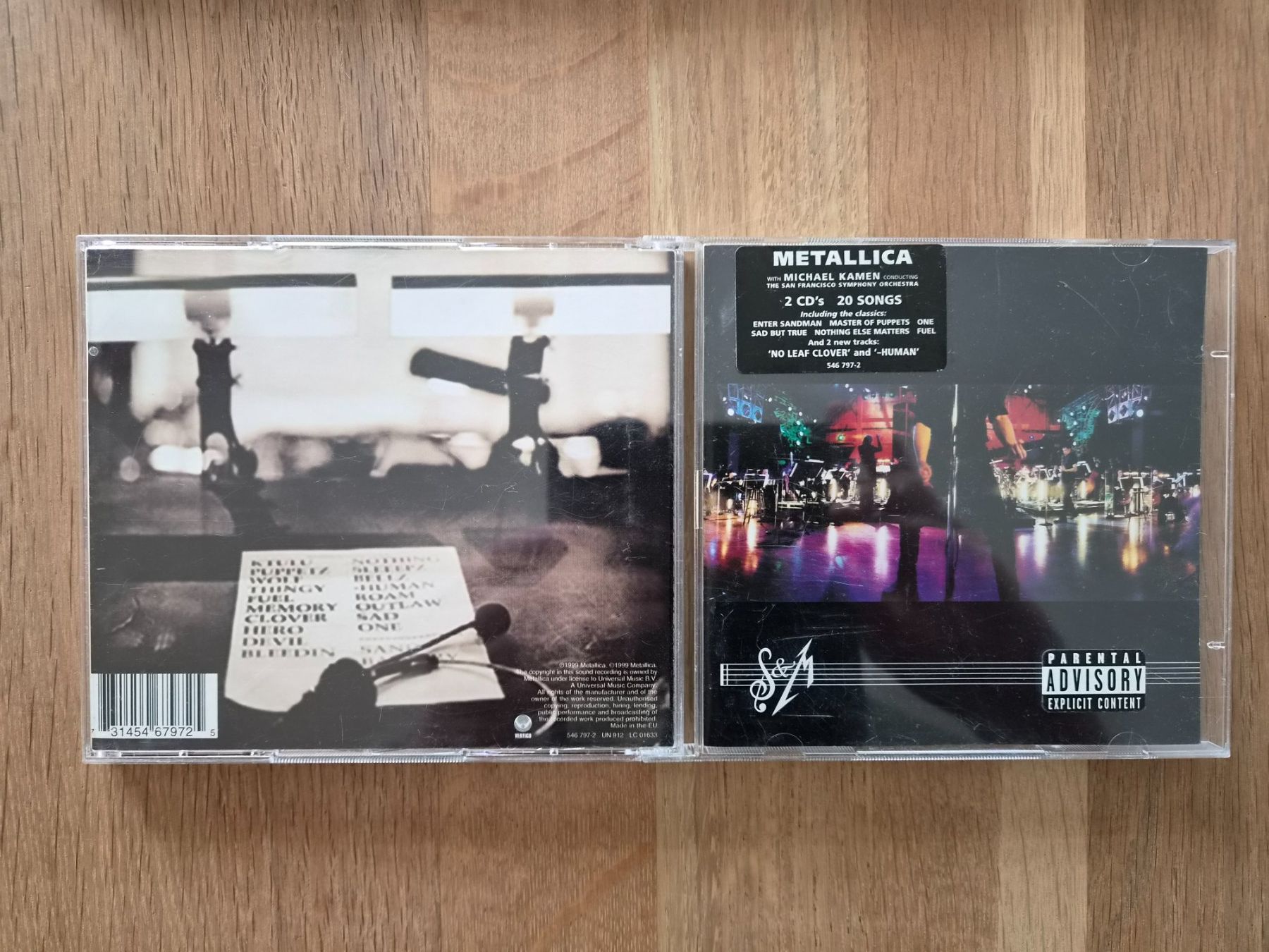 CD: DCD Metallica - S & M, 1999 – Usato da Nebikon venduto da Harley-Davidson01
