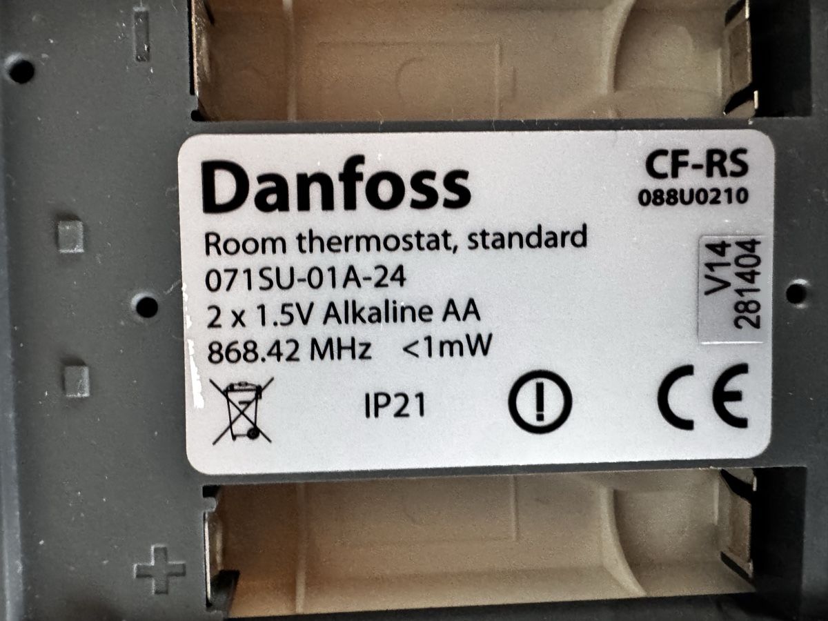Danfoss CF-MC Master Controller und 5 CF-RS Thermostate (Gebraucht) in ...